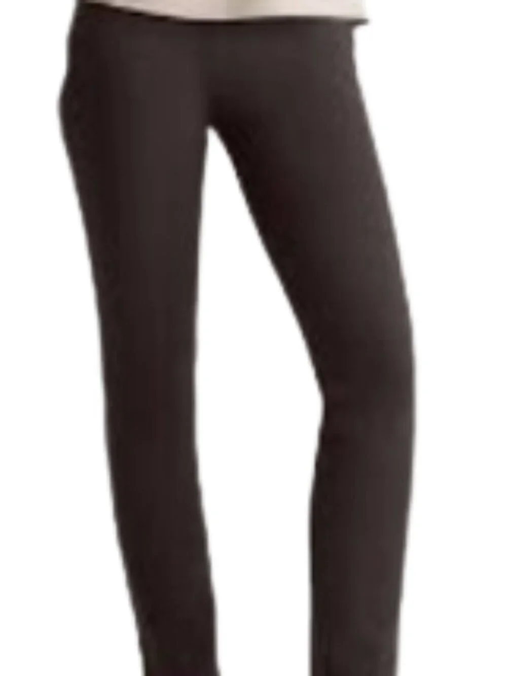 Quince Ultra-Stretch Ponte Straight leg  Pants Size Medium, Dk Brown